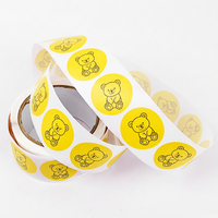 Autocollants personnalisés avec logo, autocollants circulaires imperméables pour produits, papier synthétique, impression vinyle, étiquettes adhésives en rouleau