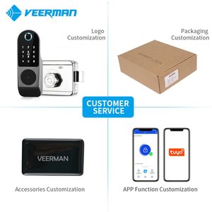Điều khiển từ xa điện tử thông minh khóa cửa thông minh không dây an ninh nhà Keyless chốt cửa rim khóa với tuya hệ thống điều khiển - Product Image 6