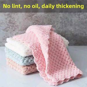 Paño de limpieza para el hogar absorbente de agua grueso del fabricante, <span class=keywords><strong>trapo</strong></span> antiadherente para lavar platos, rejillas de piña para Cocina - Product Image 4