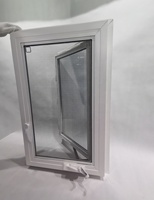 Fenêtre à battant en PVC de style américain moderne personnalisée, isolation thermique, ouverture horizontale, fenêtres à battant en PVC pour maison