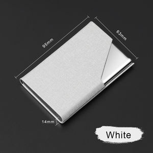 Porte-cartes de visite en cuir PU fait main de haute qualité à prix promotionnel, porte-cartes de visite en métal avec logo personnalisé - Product Image 6