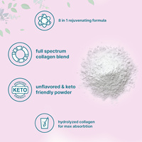 Poudre de peptides de collagène multi-sources nourris à l'herbe, sans OGM, avec biotine, vitamine C et acide hyaluronique pour la peau, antioxydant, pour femmes enceintes