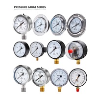 Kit manomètre Eitok à glycérine 2 bars PSI pour mesure de gaz acétylène, indicateur de régulateur d'oxygène en acier