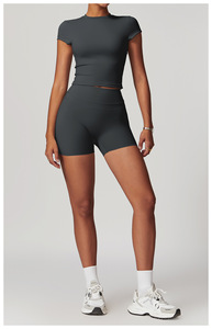 Conjunto Deportivo de 5 Piezas para Mujer, Ropa Deportiva para Gimnasio, Fitness, Talla Grande, Sujetador Deportivo, Pantalones Levanta Glúteos, Traje de Yoga Activo - Product Image 6