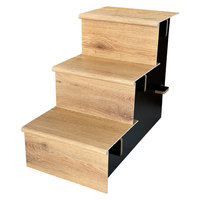 Marches d'escalier flottantes SPC au design moderne, marches d'escalier flottantes durables