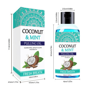 Enjuague Bucal Blanqueador de Dientes con Aceite de Coco para Comercio Exterior Transfronterizo, con Aroma a Menta y Limpieza Profunda con Aceite - Product Image 6