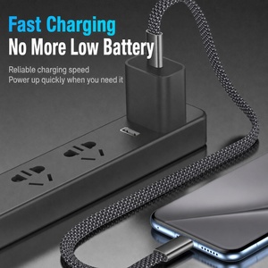สายถัก USB C to USB C ยาว 1 เมตร รองรับการชาร์จเร็ว 60W สำหรับโทรศัพท์มือถือ - Product Image 6