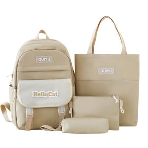 Nouveau <span class=keywords><strong>sac</strong></span> à <span class=keywords><strong>dos</strong></span> scolaire de grande capacité à la mode fermeture à glissière en tissu Oxford hydrofuge étanche <span class=keywords><strong>pour</strong></span> les élèves de la 5e à la 6e année - Product Image 5