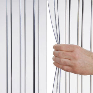 Rideau à lanières <span class=keywords><strong>en</strong></span> <span class=keywords><strong>PVC</strong></span> ultra-transparent facile à installer, bande de porte <span class=keywords><strong>en</strong></span> plastique transparente et flexible pour entrepôts frigorifiques et usines agroalimentaires - Product Image 6