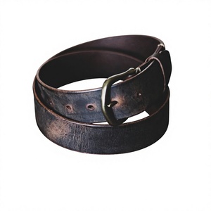Ceinture en cuir de vachette 100% avec boucle à ardillon en acier, impression de logo personnalisée, durable, imperméable, écologique, qualité supérieure, accessoires pour hommes, dernières tendances - Product Image 2