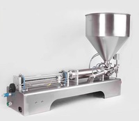 G1WG Tek Başlıklı 1000ml Elektrikli Pnömatik Pistonlu Yüksek Hassasiyetli Cam/Metal Pasta Makinesi Yarı Otomatik Bal Ketçap Yağ