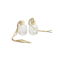 Diffuseur de voiture suspendu, flacon vide pour huiles essentielles, parfum et aromathérapie