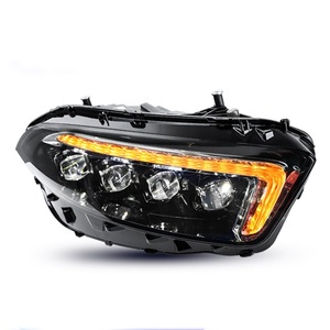 Phare LED complet pour Mercedes-Benz <span class=keywords><strong>Classe</strong></span> A W177 phares <span class=keywords><strong>2018</strong></span> 2019 2020 A180 <span class=keywords><strong>A200</strong></span> A220 phares 4 LED LENS DRL clignotant - Product Image 2