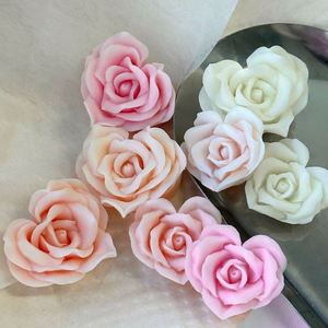 3D <b>Rose</b> Heart Silicone Mold for Candles & <b>Soap</b> - Romantic Floral Lace Design for Valentine's Day Gifts, Wedding Favors & Resin - Product Image 4