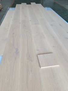 Suelo de Parqué de Madera de Roble Blanco Europeo, Multicapa, con Acabado UV Cepillado Blanco, <span class=keywords><strong>para</strong></span> Decoración de Interiores - Product Image 5