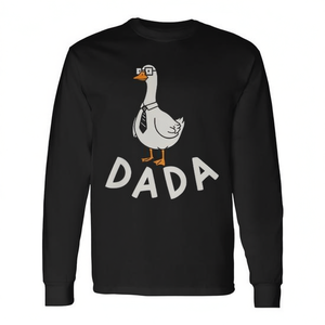 T-shirt à manches longues pour la famille One Silly Goose Dada 1St Birthday - Product Image 2