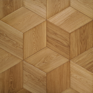Pavimenti in Parquet di Legno di Rovere Francese, Design <span class=keywords><strong>Geometrico</strong></span> Personalizzato in Legno Duro Ingegnerizzato - Product Image 1