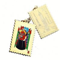 Fournisseurs en gros de porte-clés en métal vintage de style motel, porte-clés en émail de dessin animé, porte-clés en forme de cœur personnalisés