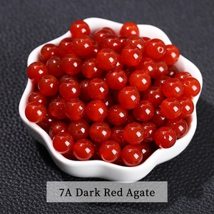 JD 7A Grade Red Agate Beads Wholesale - Fashionable <strong>Jewelry</strong>-making Materials for <strong>Handcrafted</strong> <strong>Jewelry</strong> Selling Individually - Product Image 5