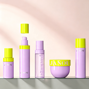 Ensemble d'emballages cosmétiques rechargeables <span class=keywords><strong>JANOU</strong></span>, flacon pompe à lotion vide de qualité supérieure, flacon pulvérisateur, pot à crème, conteneur pour soins de la peau avec logo personnalisé - Product Image 3