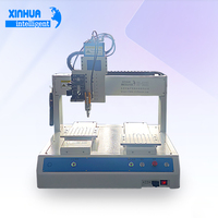 Distributeur de colle de bureau XY-5331 à double station Y avec deux plateformes et pendentif de programmation pour collage par lots