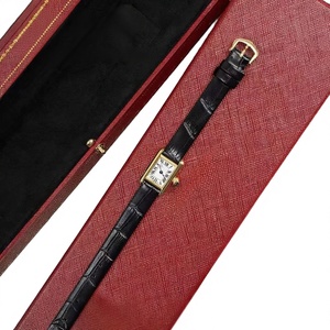 Relojes de Cuarzo de Lujo para Mujer, de Alta Calidad, Vintage, Rectangulares, con Correa de Cuero, Esfera Blanca, Acero Inoxidable 316L, para Moda y Negocios - Product Image 1