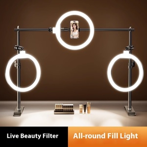 Phòng thu chuyên nghiệp dẫn ánh sáng trực tiếp Neo khung máy tính để bàn làm đẹp đặc biệt đèn trang điểm hàng đôi điều chỉnh <span class=keywords><strong>USB</strong></span> powered - Product Image 3