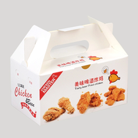 Emballage en papier de qualité alimentaire personnalisé Boîte à poulet frit à emporter Boîtes à poulet