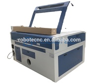 Nouvelle conception Robotec, machine de découpe et de gravure au laser CO2 refroidie par eau en polycarbonate CNC, 6090 1390, garantie de 2 ans, prix d'usine