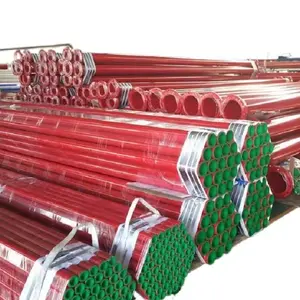 ASTM A795 ERW Fire Fighting Pipes Hot Rolled UL FM Approved grooved steel pipe for Fire Protection System