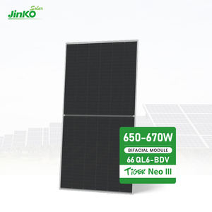 Tier 1 Merk Jinko Tiger Neo 3 66ql6-bdv 650W-670W Bifaciale Hoge Efficiëntie Zonne-PV Panelen - Product Image 1