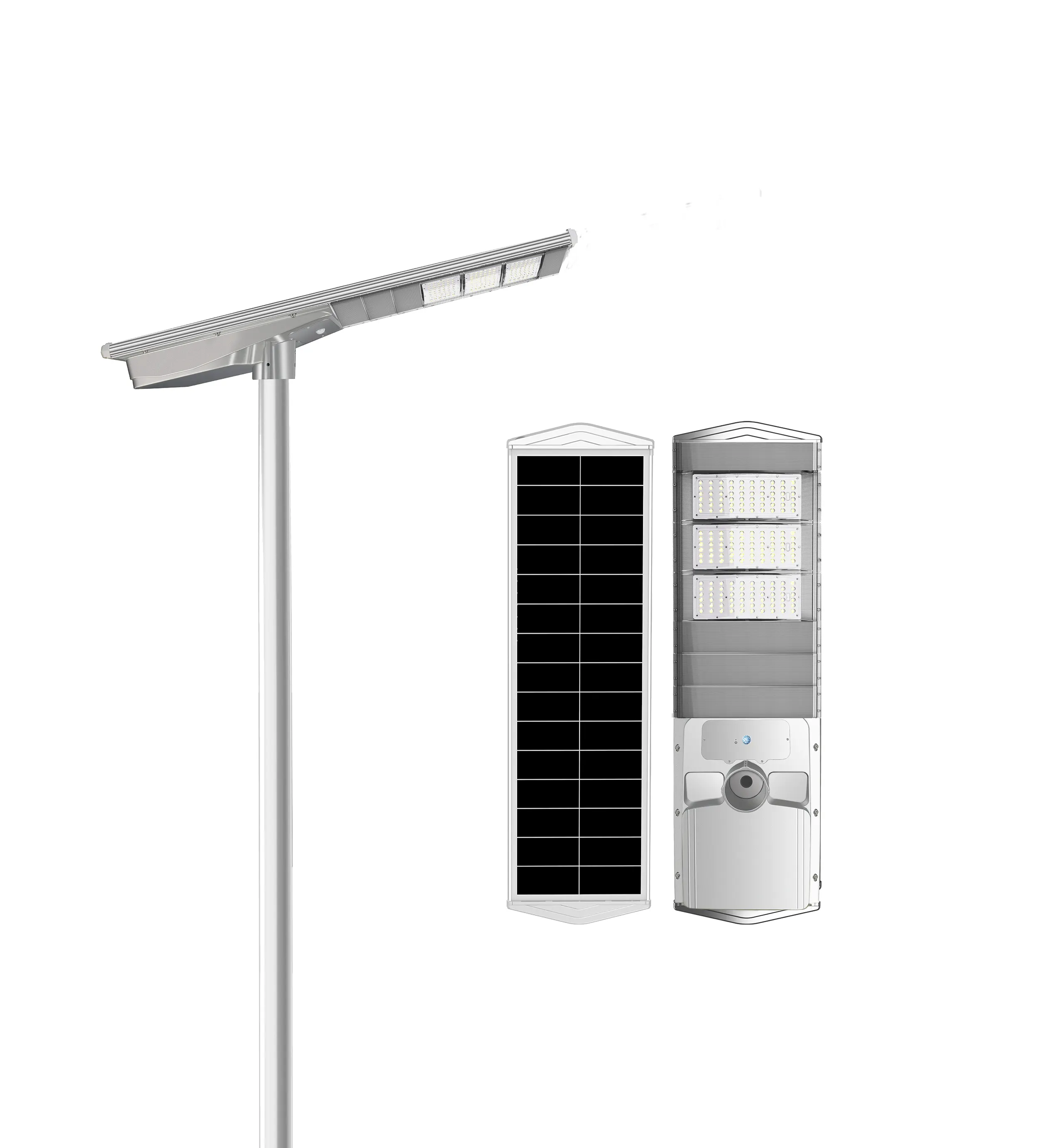 Lampara levou solares 9 medidor de energia solar poste de luz da rua