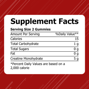 Manufacturer Factory <b>Creatine</b> Gummies with <b>Creatine</b> Monohydrate Improve Strength & Power Enhance Focus Fitness Supplement - Product Image 2