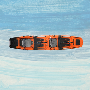 <span class=keywords><strong>Kayak</strong></span> de pedal de 3 segmentos de 14 pies para <span class=keywords><strong>2</strong></span> <span class=keywords><strong>personas</strong></span>, <span class=keywords><strong>pedales</strong></span> propulsores de fábrica de China para <span class=keywords><strong>pesca</strong></span> y remo, segunda opción para ocio activo - Product Image 5