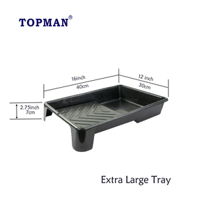 Topman Tự Làm/Công Nghiệp 9-Mảnh Lint Miễn Phí Sơn Con Lăn Kit Với Con Lăn Khung Bao Gồm Bàn Chải Mixer Và Khay Lớn - Product Image 4