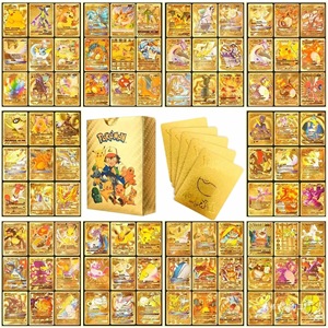 Carte Pokémon Vmax Évolution Super Dream en Papier Doré, Argenté et Noir Doré, Monstre de Poche Flash, Carte Transfrontalière 0-3M - Product Image 2
