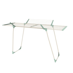 フリースタンドプレミアム折りたたみ式布乾燥機エアラータオルシェルフバルコニー用屋外ソリッド拡張可能大スペース衣類乾燥ラック - Product Image 1