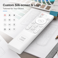 Fabricante Profesional de Controles Remotos, Servicio OEM ODM, RCT6016, Logotipo Personalizado e Impresión por Serigrafía, Controles Remotos por Voz IR BT 2.4G