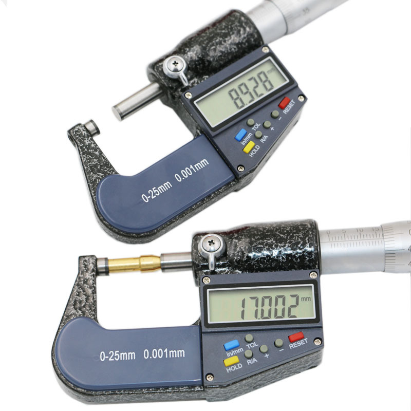 Цифровой Micr0-25mm цифровой микрометр с калибровочным колесом
