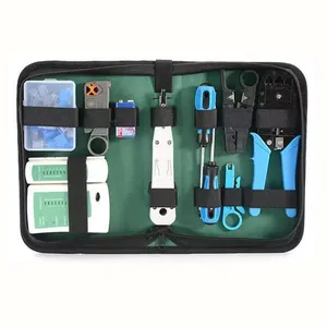 Hand tools set general screwdriver cable tester network crimper wire stripper rj45 pliers tool set kit