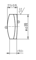 Plano Convex Lens 40mm Optical Glass Element OEM Customized Precision Optics for Laser Systems & Engineering