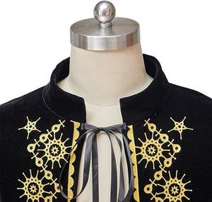 Costume de mariage Prince Victorien pour homme – Blazer, veste brodée, gilet, pantalon – Ensemble complet pour scène et cosplay - Product Image 2