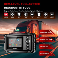 Nouveau LAUNCH 2026 CRP129 HD V2 Scanner pour camions poids lourds 24V avec 7 fonctions de réinitialisation : régénération DPF, réinitialisation huile, codage injecteurs, OBD2