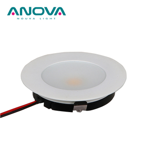 LED Recessed Cabinet Light 3W Warm White 3000K Matte Finish Cabinet <b>Downlight</b> Ultra thin IP44 - Product Image 2