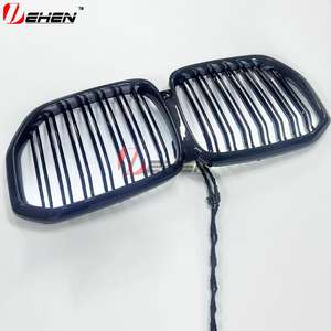 Rejilla de luz LED para BMW New X5 X6 X7 G05 Estilo de fibra de carbono Rejilla de riñón Rejilla de parrilla delantera iluminada con lámpara Autopartes - Product Image 5