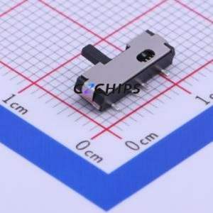 SK-1391L-2 Slide Switch SMD Switch Single Pole Double Throw Rectangle Pin Header SMD Tab 11.25mm - Product Image 1