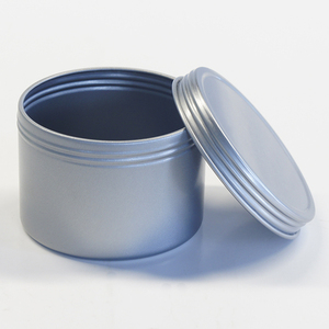 HUAMEI 2026 Scatola di <span class=keywords><strong>Latta</strong></span> Rotonda Profonda con Coperchio a Vite, Contenitore Argento-Grigio per Caramelle, Confezione Regalo <span class=keywords><strong>in</strong></span> Due Pezzi - Product Image 3