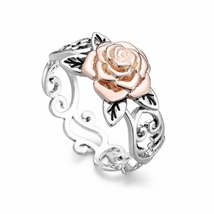 Anello esagerato a forma di fiore, gioielli retrò da donna per tutti i giorni, idee regalo - Product Image 4