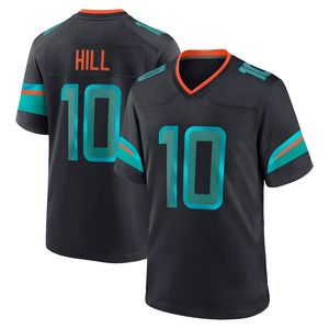 Ventes en gros de maillots de <span class=keywords><strong>football</strong></span> américain des <span class=keywords><strong>Dolphins</strong></span> de Miami, couleur bleu marine # 13 Dan Marino # 1 Tua Tagovailoa # 10 <span class=keywords><strong>Maillot</strong></span> de <span class=keywords><strong>football</strong></span> Tyreek Hill - Product Image 3