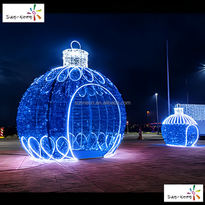 Esfera LED iluminada para exteriores, bola LED para eventos, luces LED en forma de cadena, arco de luz con bolas LED - Product Image 4